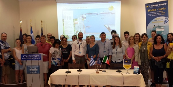 Italian tour operators in Corfu Port
