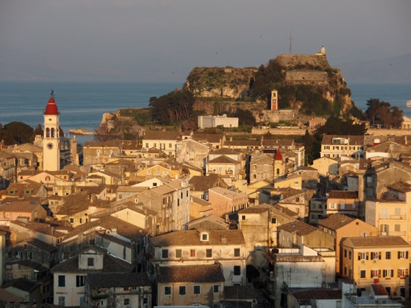 Corfu old town Old Fortress