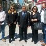 Ο Υποψ. Περιφερειάρχης Σπ. Σπύρου με μέλη του συνδυασμού του στην Κεφαλονιά
