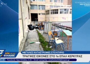 Οι καταστροφές στο ΕΠΑΛ τον Οκτώβριο είχαν πάρει μεγ΄σαλη δημοσιότητα πανελλαδικά