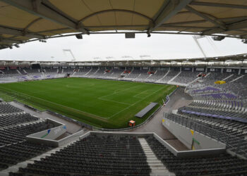 TOULOUSE, FRANCE - FEBRUARY 07:  A view of the inside of Stadium Municipal on February 9, 2016 in Toulouse, France.  (Photo by Laurence Griffithsl/Getty Images)