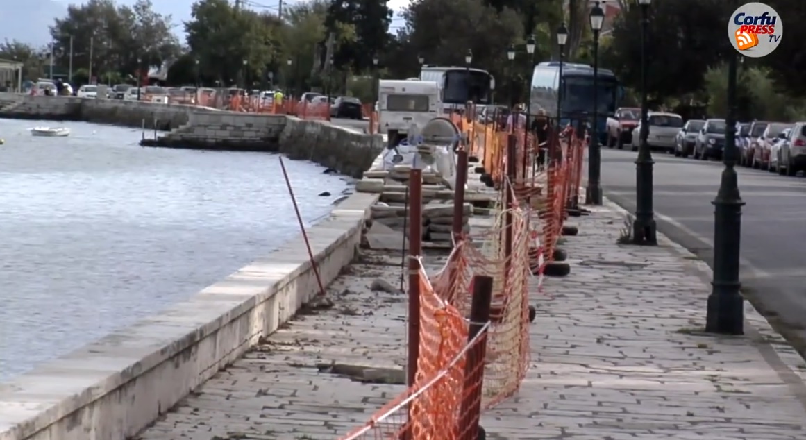 VIDEO: Επίσκεψη Κράτσα-Ορφανουδάκη στο έργο του παραλιακού μετώπου της Γαρίτσας