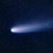 Comet Halley seen from Siding Spring Onservatory, 1987.