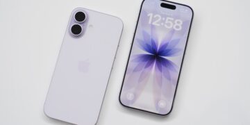 The iPhone 17 is displayed during an announcement of new products at Apple Park on Tuesday, Sept. 9, 2025, in Cupertino, Calif. (AP Photo/Godofredo A. Vásquez)